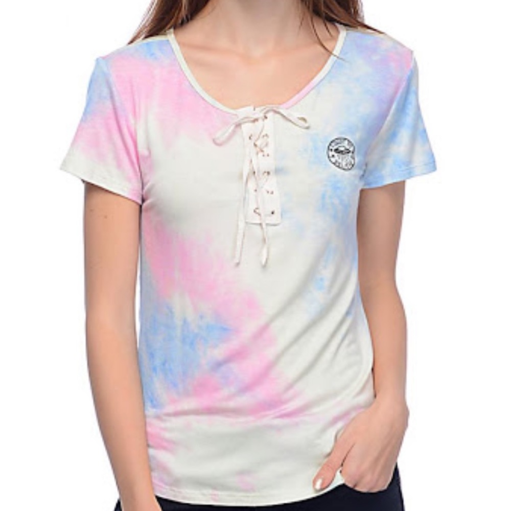 I want to believe tie dye tee